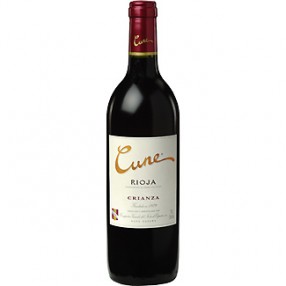 Vino tinto crianza D.O Rioja CUNE botella 75 cl